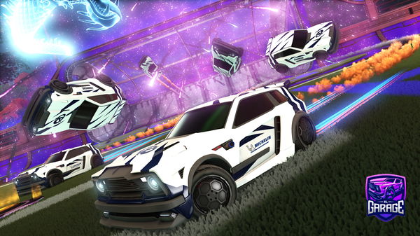 A Rocket League car design from tropix31