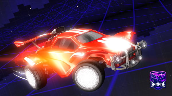 A Rocket League car design from Cat_232477