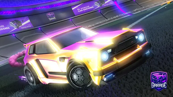 A Rocket League car design from harveywellybob