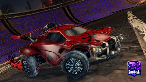 A Rocket League car design from Synxty