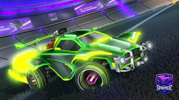 A Rocket League car design from Muddy_bud