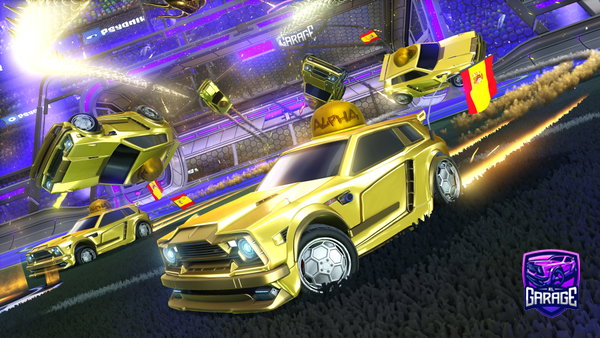 A Rocket League car design from elprocrack4