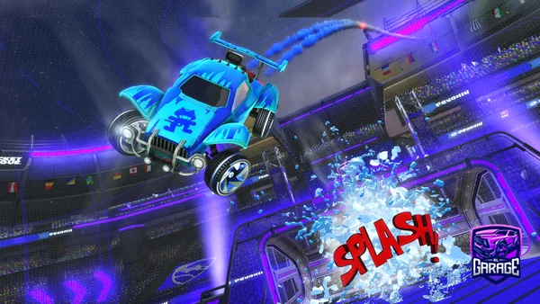 A Rocket League car design from Weaky_