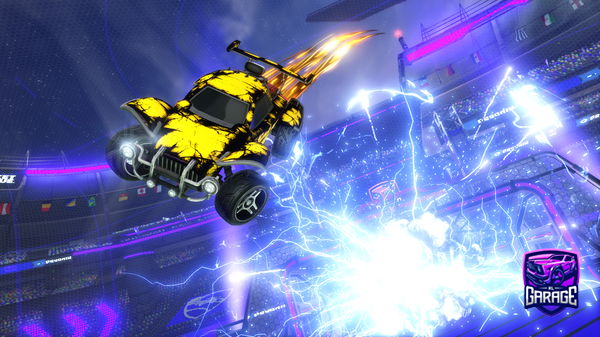 A Rocket League car design from Ggzjtoshsbh