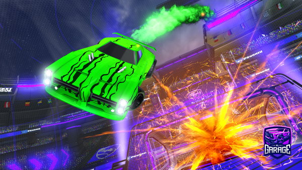 A Rocket League car design from Hanneso