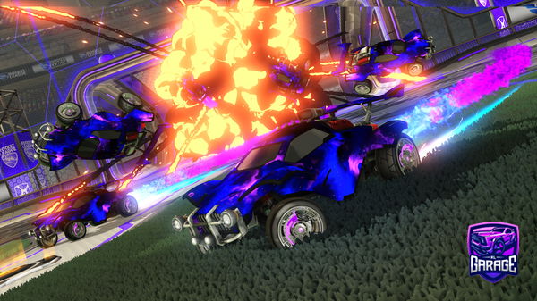 A Rocket League car design from achickencurry101