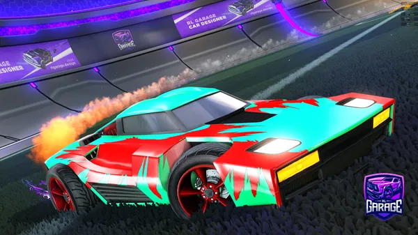 A Rocket League car design from Mazda3