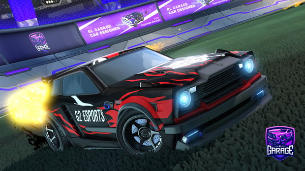 A Rocket League car design from Wolfik244