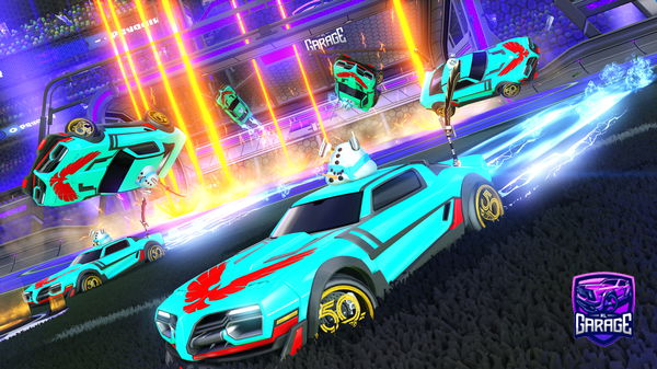 A Rocket League car design from Slime-rancher