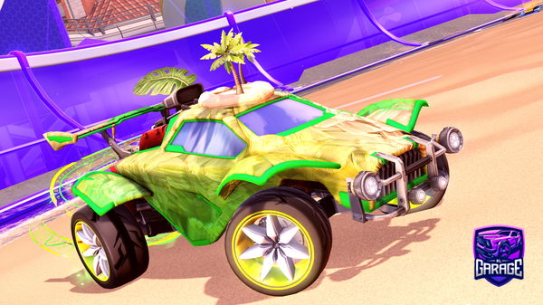 A Rocket League car design from Juultje31
