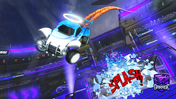A Rocket League car design from Jv7ooo