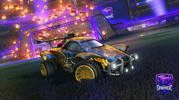 A Rocket League car design from hugzcrii