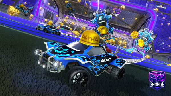 A Rocket League car design from FullGram