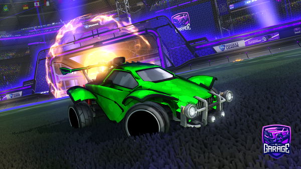 A Rocket League car design from Goldenskullly