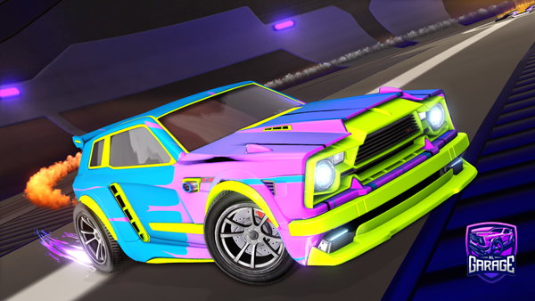 A Rocket League car design from Acrylicc__