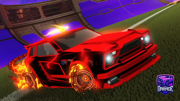 A Rocket League car design from Cosplash