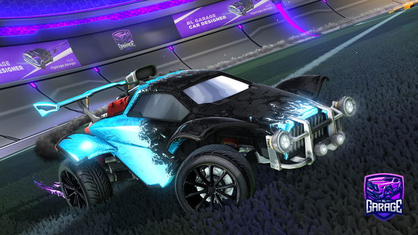 A Rocket League car design from Pinkasaurus