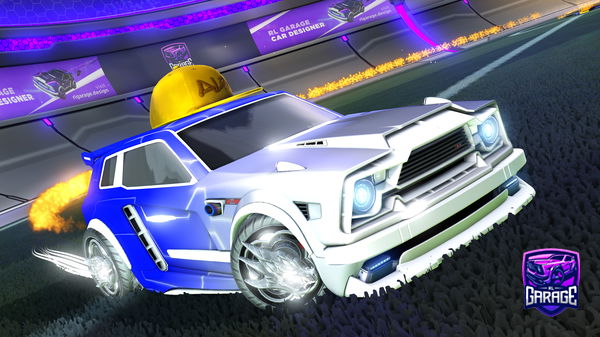 A Rocket League car design from GalaxyVerse