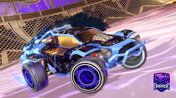 A Rocket League car design from BblazeE