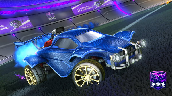 A Rocket League car design from Yoda342576