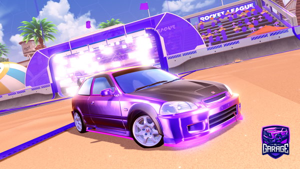 A Rocket League car design from Hudvi