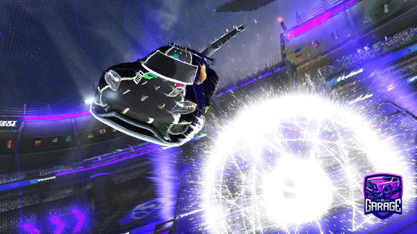 A Rocket League car design from Electrodraggon