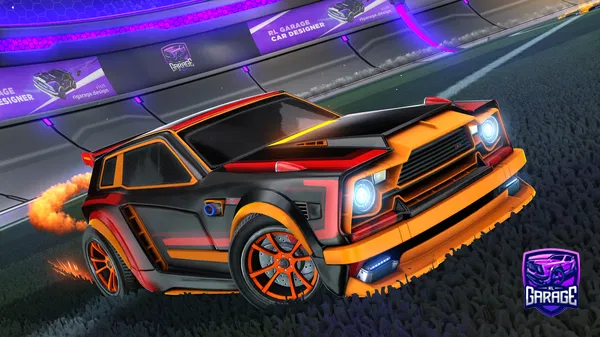 A Rocket League car design from tysucksatrl4