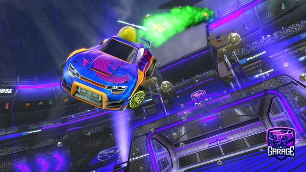 A Rocket League car design from Zenais