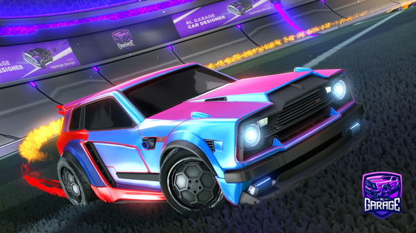 A Rocket League car design from Watterfox