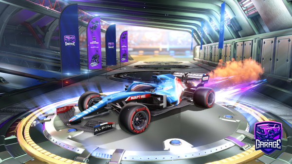 A Rocket League car design from Alfinder64
