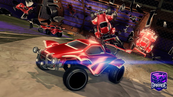 A Rocket League car design from Duijmpies