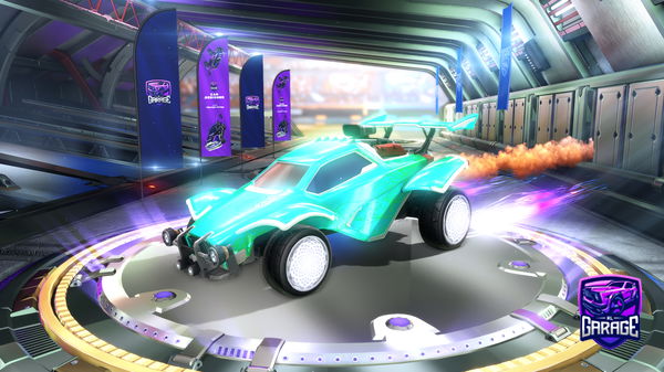 A Rocket League car design from BikerKing