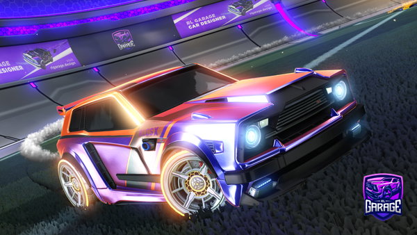 A Rocket League car design from TitanFranz07