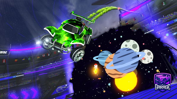 A Rocket League car design from 10137