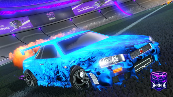 A Rocket League car design from Eljannnnss