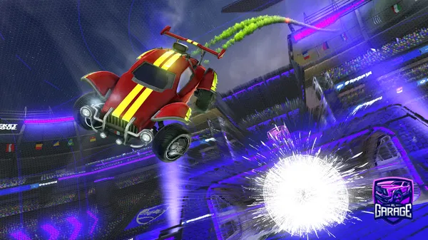 A Rocket League car design from Cripigamer