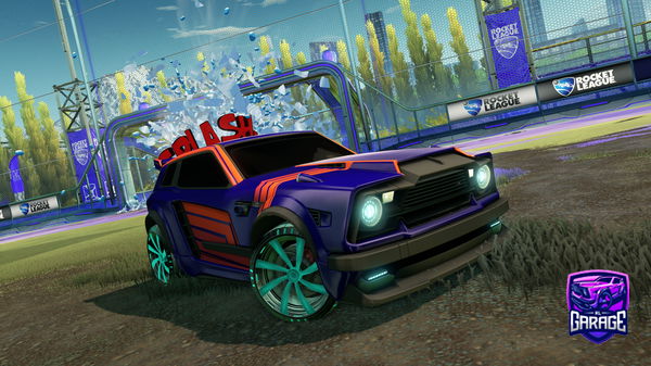 A Rocket League car design from Phycici