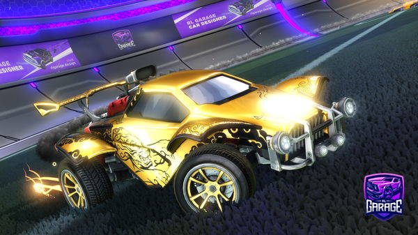 A Rocket League car design from RLTrades218