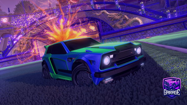 A Rocket League car design from banenbrot