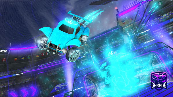 A Rocket League car design from Nicolodahlinho00