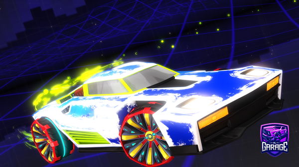 A Rocket League car design from MTGX