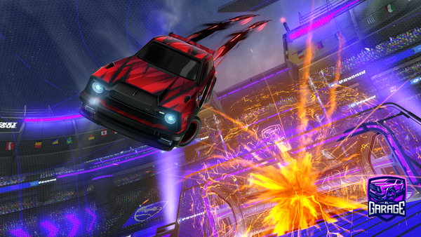 A Rocket League car design from Rotebaeume