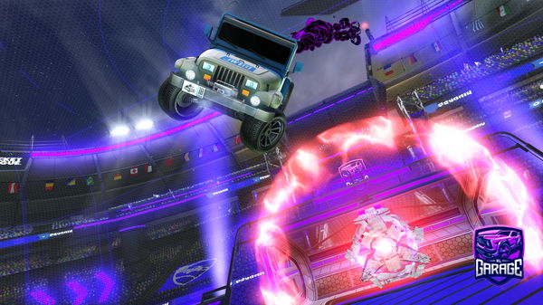 A Rocket League car design from FinlayBarn