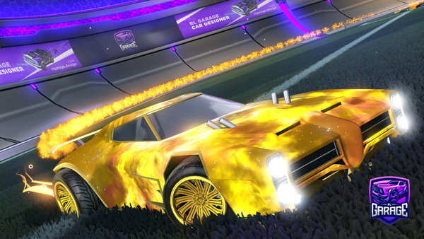 A Rocket League car design from ShooterE22