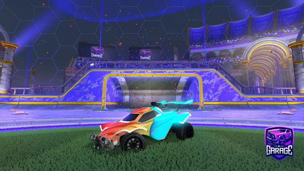 A Rocket League car design from Player12345Go