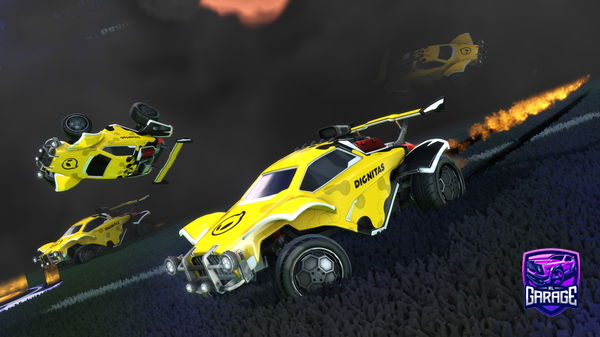 A Rocket League car design from whitewarrior11