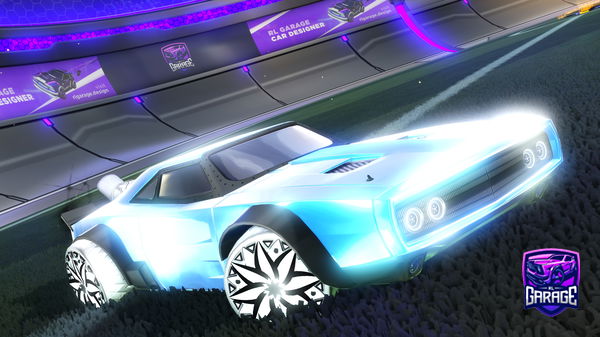 A Rocket League car design from AtomTrade