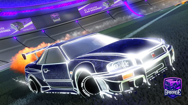 A Rocket League car design from Milesgamerb