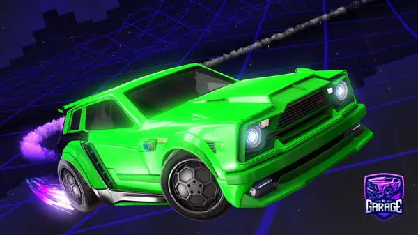 A Rocket League car design from leoshredz