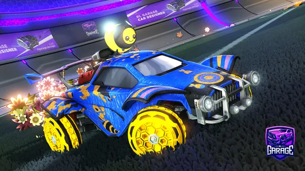 A Rocket League car design from dieguilin